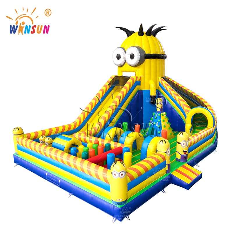 Minions Inflatable Obstacle Course Playground